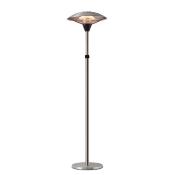 Parasol chauffant électrique télescopique 170 à 205cm inox 900 à 2100 watts