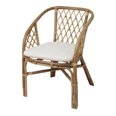 Lot 2 chaises style bistrot naturel