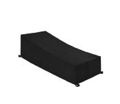 Housse imperméable bain de soleil chaise longue tissus Noir ou Gris foncé 250x100cm