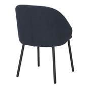 Lot 2 chaises tapissées style contemporain bleu