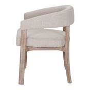 Lot 2 chaises bois style contemporain beige