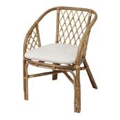 Lot 2 chaises style bistrot naturel