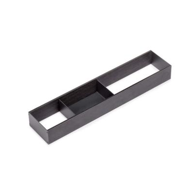 Organisateur Orderbox pour tiroir Acier et Bois 100x470 mm Gris anthracite