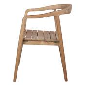 Lot 2 chaises bois style contemporain naturel