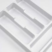 Range-couvert pour tiroir Concept-Vertex plastique 395mm Blanc