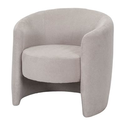 Lot 2 Fauteuils tapissés style contemporain beige