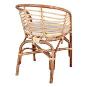 Lot 2 chaises rotin style nordique naturel