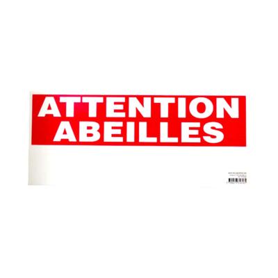 Panneau signalisation Attention abeilles 300x170mm