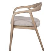 Lot 2 chaises bois style nordique toast