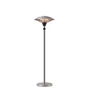 Parasol chauffant électrique télescopique 170 à 205cm inox 900 à 2100 watts