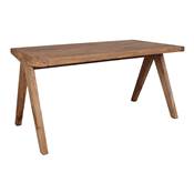 Table de salle à manger bois style méditerranéen 148cm