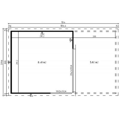 Abri Domeo 2 Plus 8,48 + 5,82 M², 41267