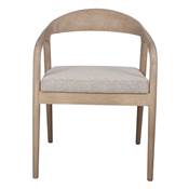 Lot 2 chaises bois style nordique toast