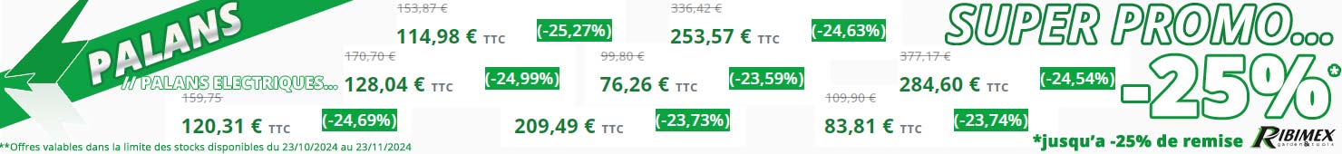 Jusqu'à -25% de remise sur nos palans électriques, Chez Bricommerce !