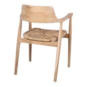 Lot 2 chaises bois style nordique naturel