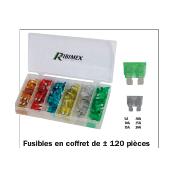 Lot 120 fusibles larges en coffret