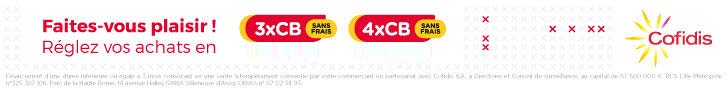 Payez votre commande en 3x ou 4x by Cofidis, Bricommerce vous offres les frais !