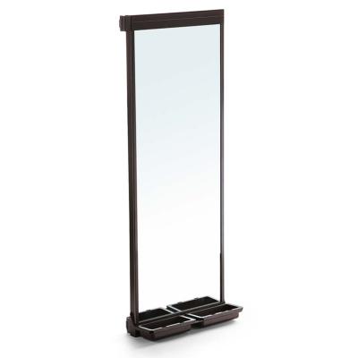 Miroir extractible pour intérieur d'armoire 440, couleur Moka