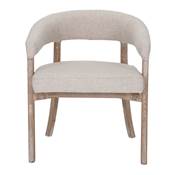 Lot 2 chaises bois style contemporain beige