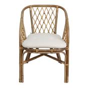 Lot 2 chaises style bistrot naturel