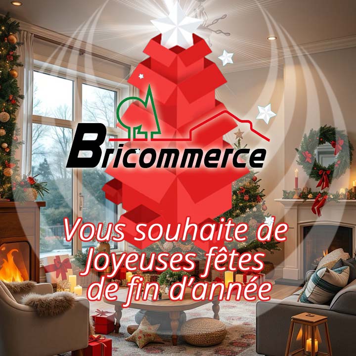 Bricommerce vous souhaite de joyeuses fêtes de fin d'année 2025