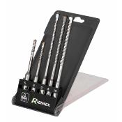 Coffret 5 forets mèches emmanchement sds 5-6 en 110mm 6-8-10 en 160mm