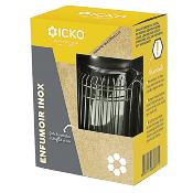 Enfumoir apiculture Icko premium inox, cuir avec protection